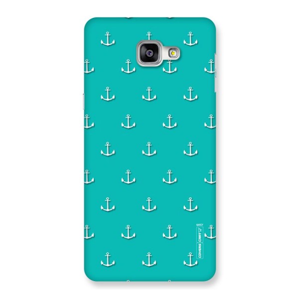 Light Blue Anchor Back Case for Galaxy A9
