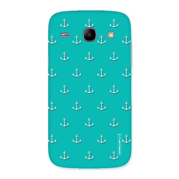 Light Blue Anchor Back Case for Galaxy Core