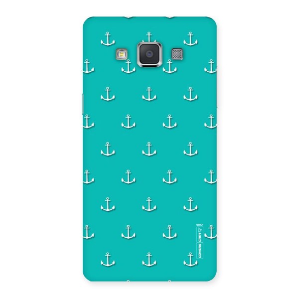 Light Blue Anchor Back Case for Galaxy Grand 3
