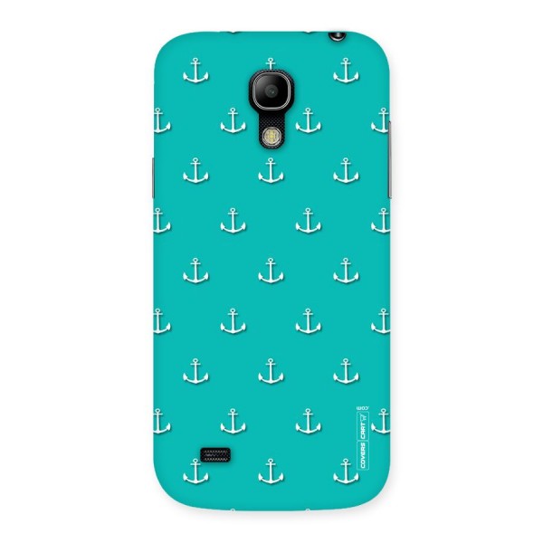 Light Blue Anchor Back Case for Galaxy S4 Mini
