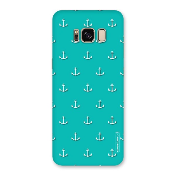Light Blue Anchor Back Case for Galaxy S8