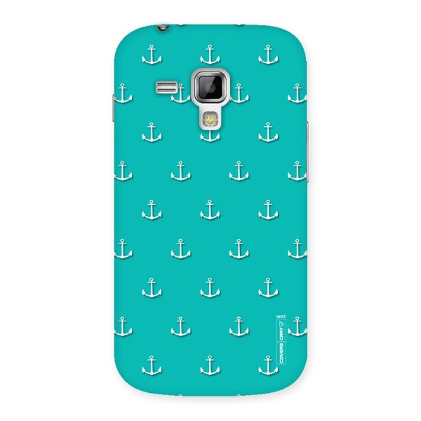 Light Blue Anchor Back Case for Galaxy S Duos