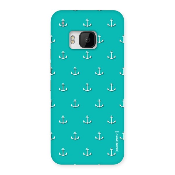 Light Blue Anchor Back Case for HTC One M9