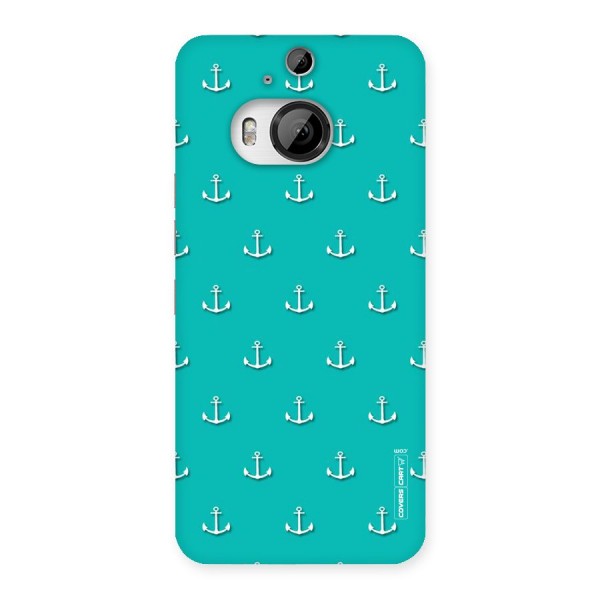 Light Blue Anchor Back Case for HTC One M9 Plus