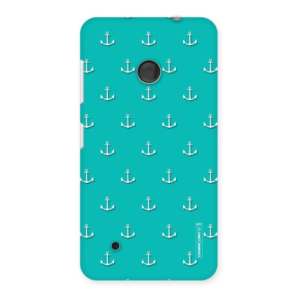 Light Blue Anchor Back Case for Lumia 530