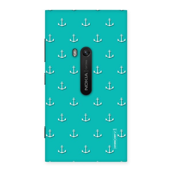 Light Blue Anchor Back Case for Lumia 920
