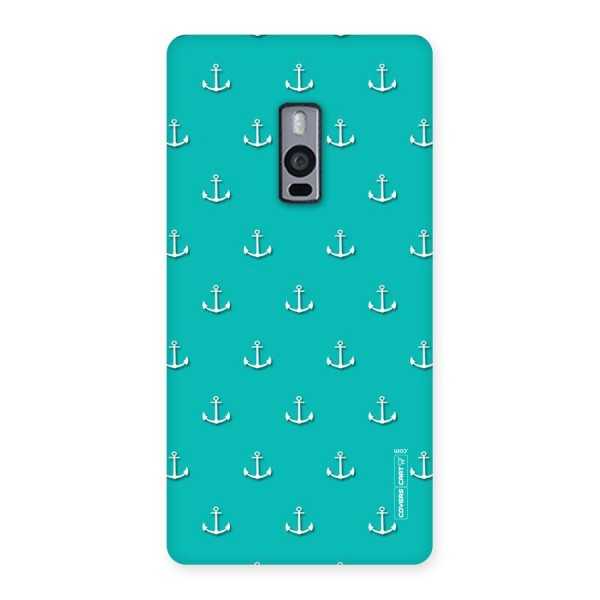 Light Blue Anchor Back Case for OnePlus Two