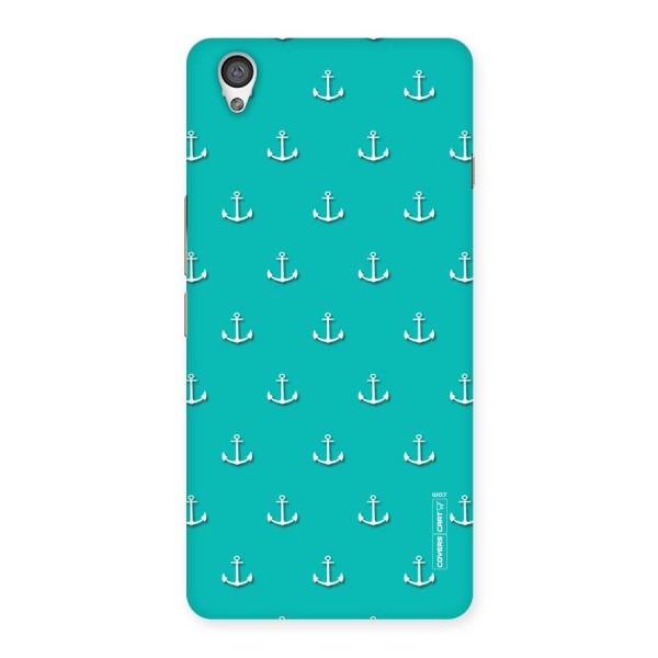 Light Blue Anchor Back Case for OnePlus X