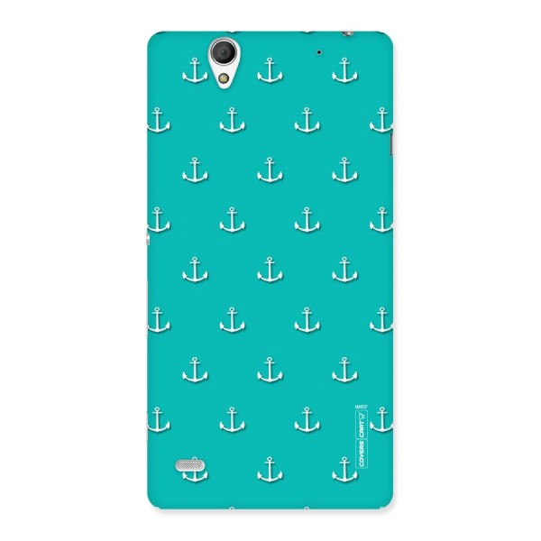 Light Blue Anchor Back Case for Sony Xperia C4