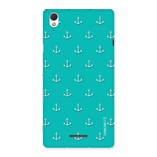 Light Blue Anchor Back Case for Sony Xperia T3