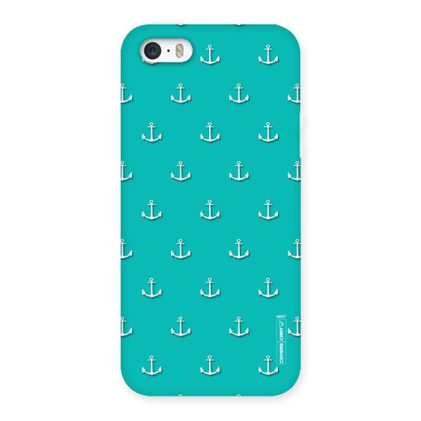Light Blue Anchor Back Case for iPhone 5 5S