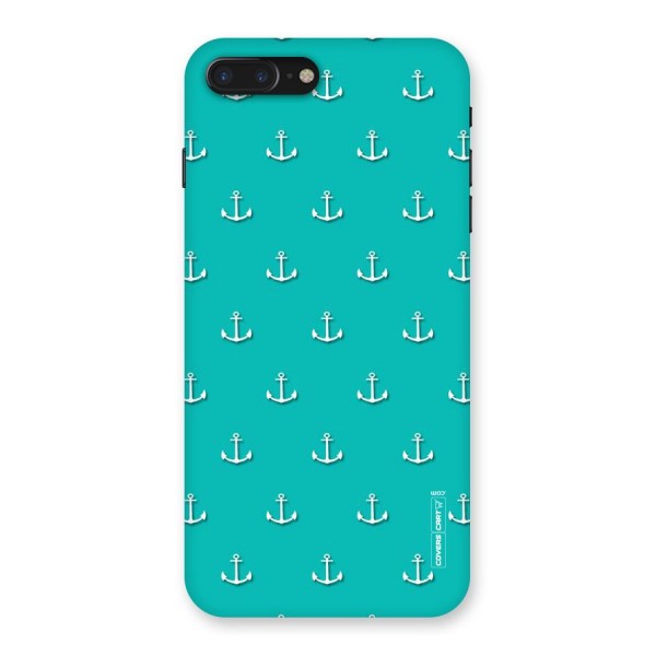 Light Blue Anchor Back Case for iPhone 7 Plus