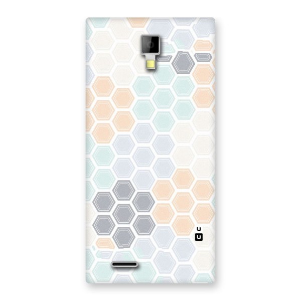 Light Hexagons Back Case for Micromax Canvas Xpress A99