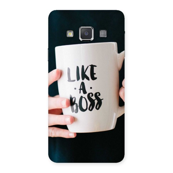 Like a Boss Back Case for Galaxy A3