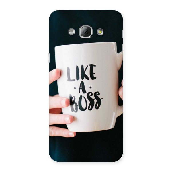 Like a Boss Back Case for Galaxy A8