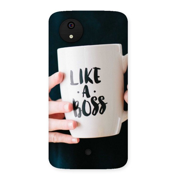 Like a Boss Back Case for Micromax Canvas A1