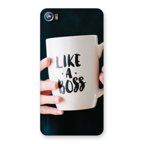 Like a Boss Back Case for Micromax Canvas Fire 4 A107