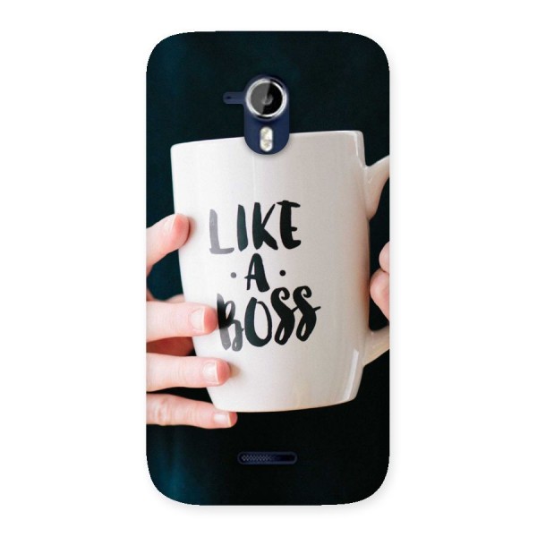 Like a Boss Back Case for Micromax Canvas Magnus A117