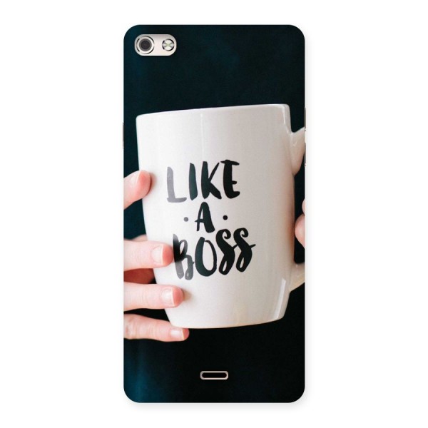 Like a Boss Back Case for Micromax Canvas Silver 5