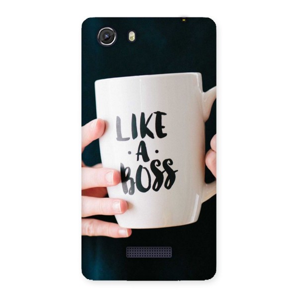 Like a Boss Back Case for Micromax Unite 3