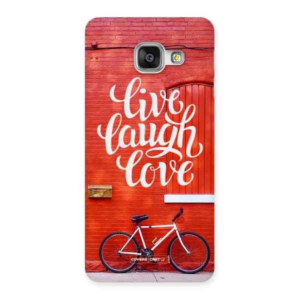 Live Laugh Love Back Case for Galaxy A3 2016