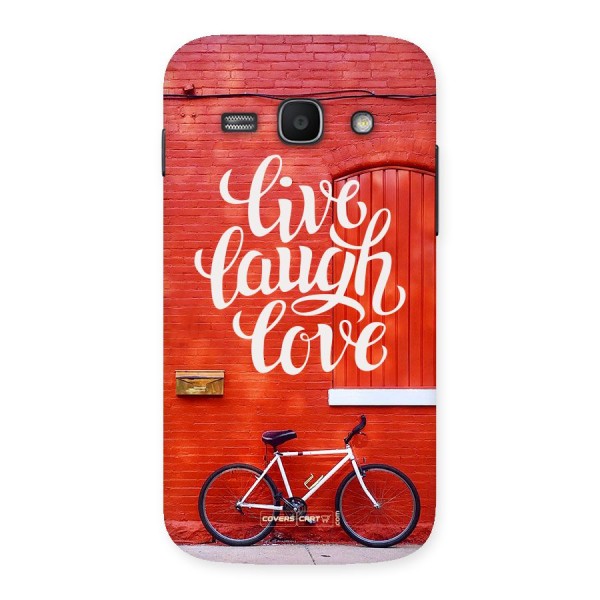 Live Laugh Love Back Case for Galaxy Ace 3
