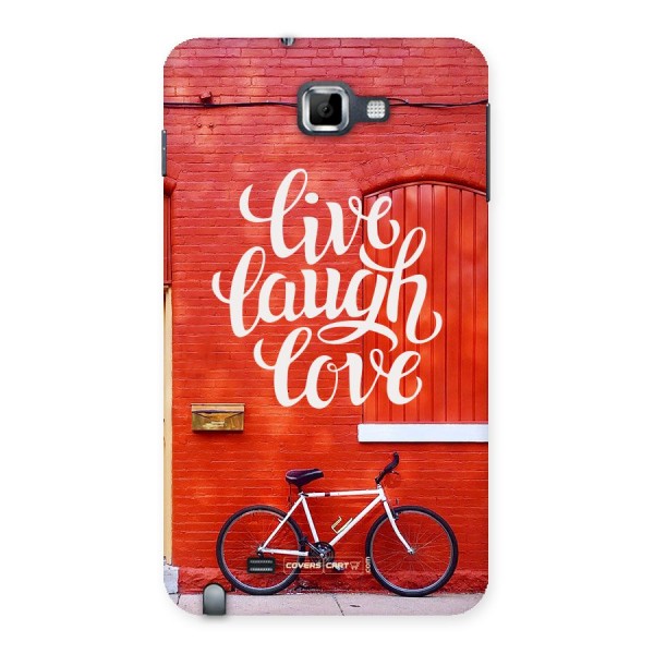 Live Laugh Love Back Case for Galaxy Note