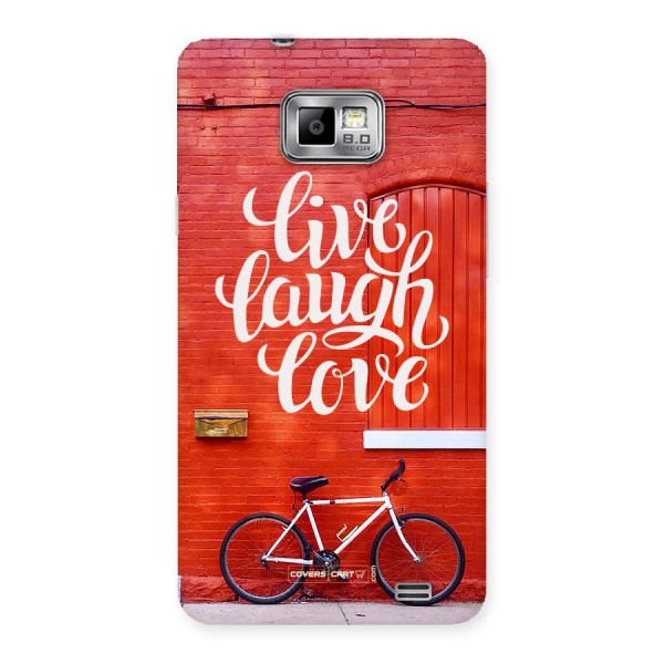 Live Laugh Love Back Case for Galaxy S2