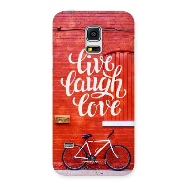 Live Laugh Love Back Case for Galaxy S5 Mini