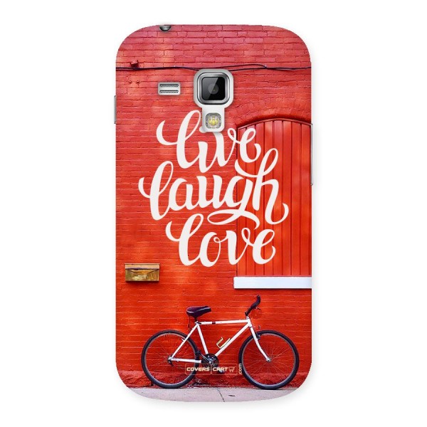 Live Laugh Love Back Case for Galaxy S Duos