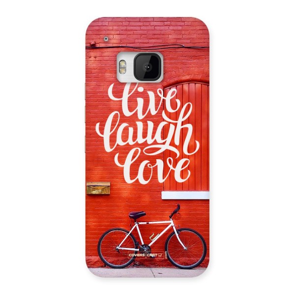 Live Laugh Love Back Case for HTC One M9