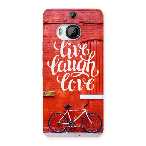 Live Laugh Love Back Case for HTC One M9 Plus