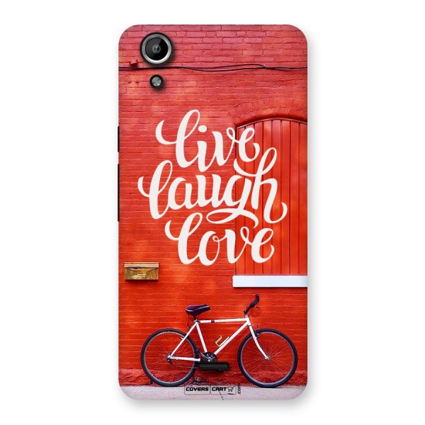 Live Laugh Love Back Case for Micromax Canvas Selfie Lens Q345