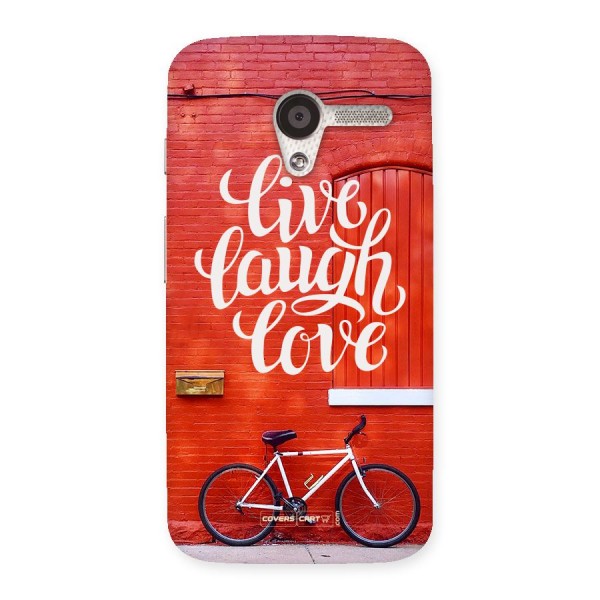 Live Laugh Love Back Case for Moto X