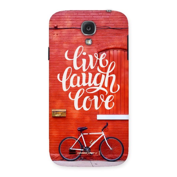Live Laugh Love Back Case for Samsung Galaxy S4