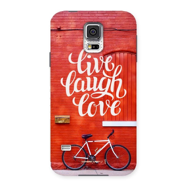 Live Laugh Love Back Case for Samsung Galaxy S5