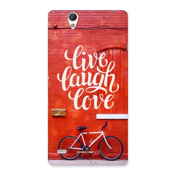 Live Laugh Love Back Case for Sony Xperia C4