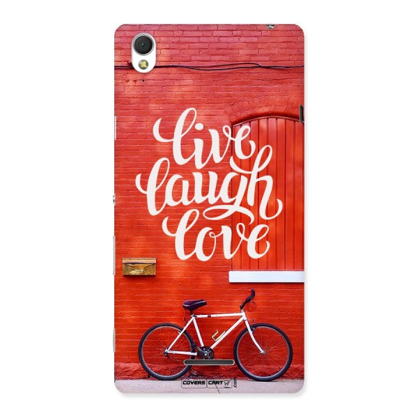 Live Laugh Love Back Case for Sony Xperia T3
