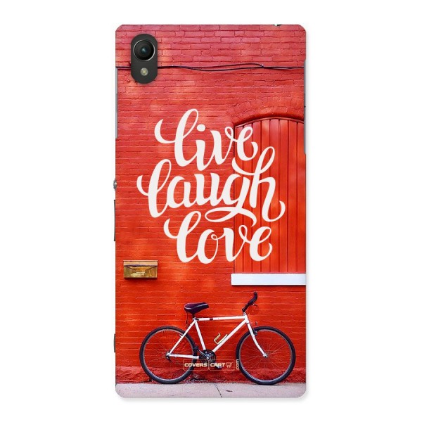 Live Laugh Love Back Case for Sony Xperia Z1