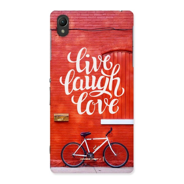 Live Laugh Love Back Case for Sony Xperia Z2
