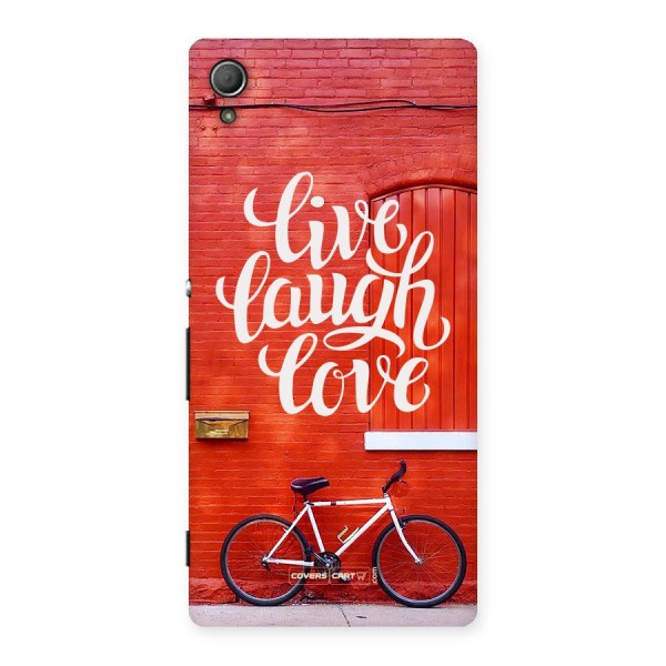 Live Laugh Love Back Case for Xperia Z3 Plus
