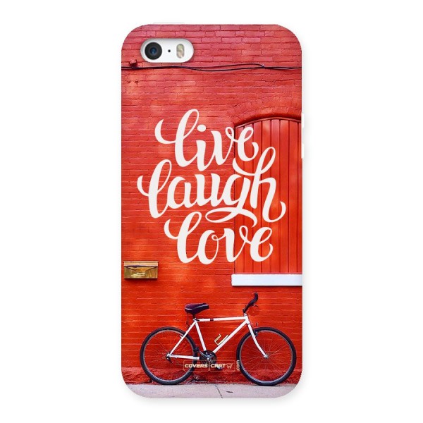 Live Laugh Love Back Case for iPhone SE