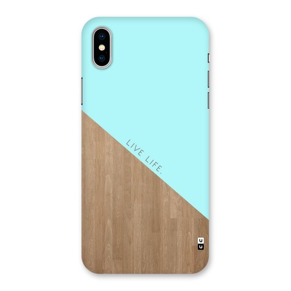 Live Life Back Case for iPhone X