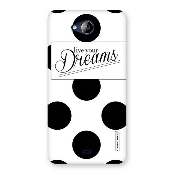 Live Your Dreams Back Case for Canvas Play Q355