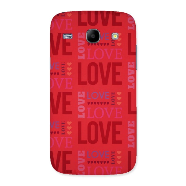 Love Pattern Back Case for Galaxy Core