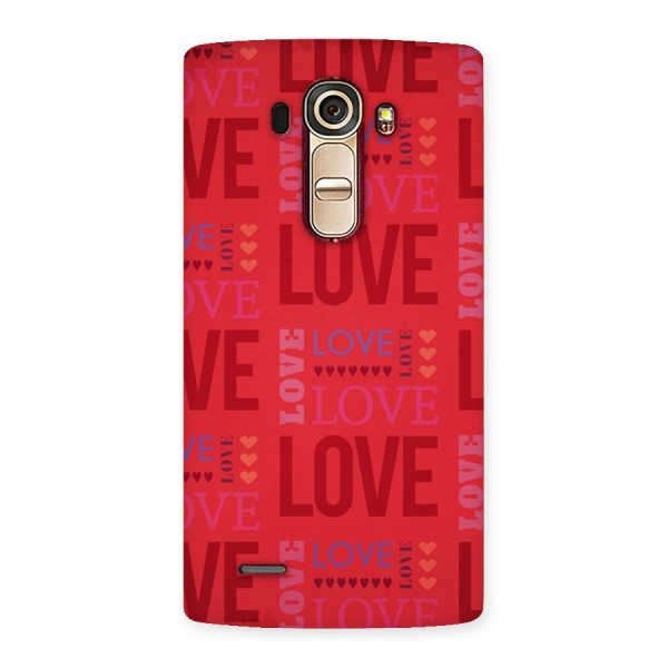 Love Pattern Back Case for LG G4