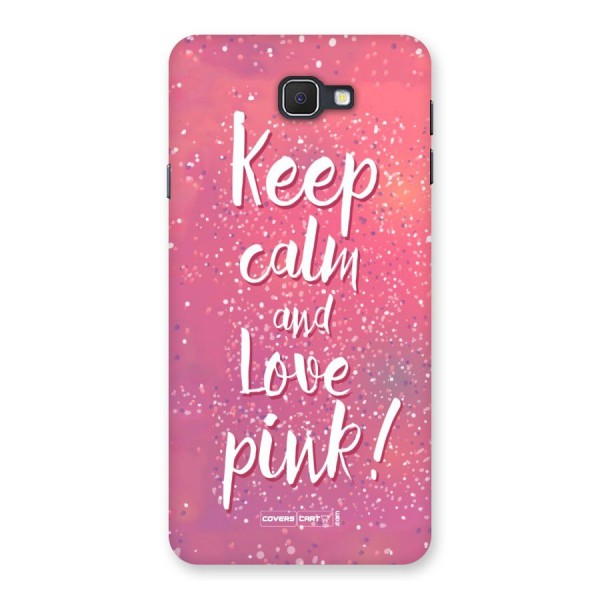 Love Pink Back Case for Samsung Galaxy J7 Prime