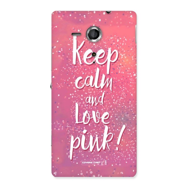 Love Pink Back Case for Sony Xperia SP