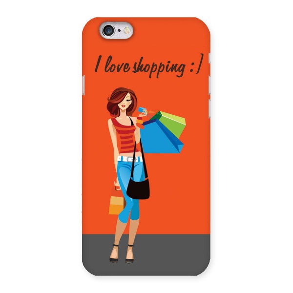 Love Shopping Classy Girl Back Case for iPhone 6 6S