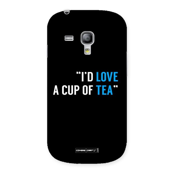 Love Tea Back Case for Galaxy S3 Mini